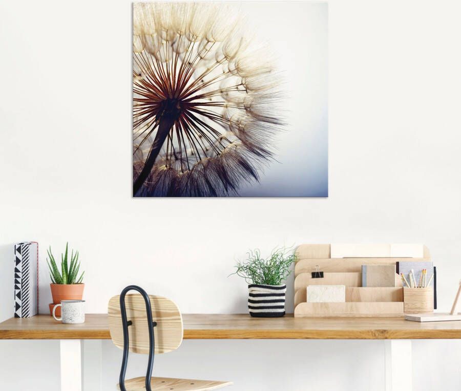 Artland Artprint Grote pluizenbol als artprint van aluminium artprint voor buiten artprint op linnen poster muursticker