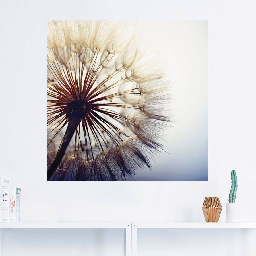 Artland Artprint Grote pluizenbol als artprint van aluminium artprint voor buiten artprint op linnen poster muursticker