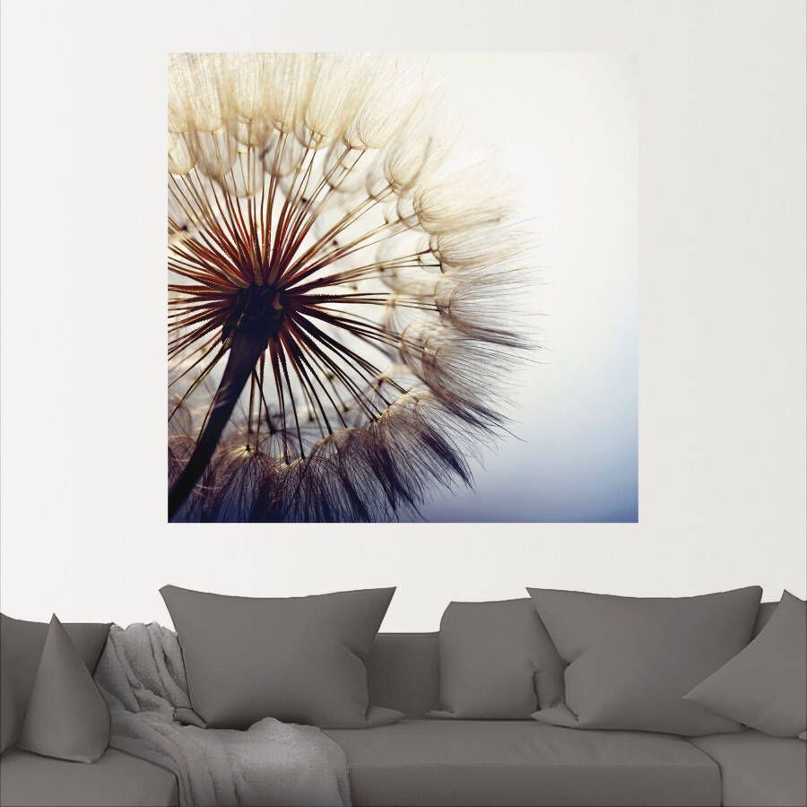 Artland Artprint Grote pluizenbol als artprint van aluminium artprint voor buiten artprint op linnen poster muursticker