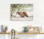 Artland Artprint Grote schelp op het strand als artprint op linnen poster muursticker in verschillende maten - Thumbnail 2