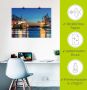 Artland Artprint Hamburg Haven s avonds 2 als artprint op linnen poster in verschillende formaten maten - Thumbnail 4