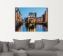 Artland Artprint Hamburg Waterkasteel in Speicherstadt 2 als artprint van aluminium artprint voor buiten poster in diverse formaten - Thumbnail 2