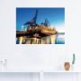 Artland Artprint Hamburgse haven als artprint op linnen poster in verschillende formaten maten - Thumbnail 3