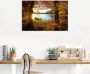 Artland Artprint Herfst aan de Sylvensteinsee als artprint van aluminium artprint voor buiten artprint op linnen poster in verschillende maten. maten - Thumbnail 3