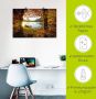 Artland Artprint Herfst aan de Sylvensteinsee als artprint van aluminium artprint voor buiten artprint op linnen poster in verschillende maten. maten - Thumbnail 4