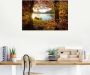 Artland Artprint Herfst aan de Sylvensteinsee als artprint van aluminium artprint voor buiten artprint op linnen poster in verschillende maten. maten - Thumbnail 3