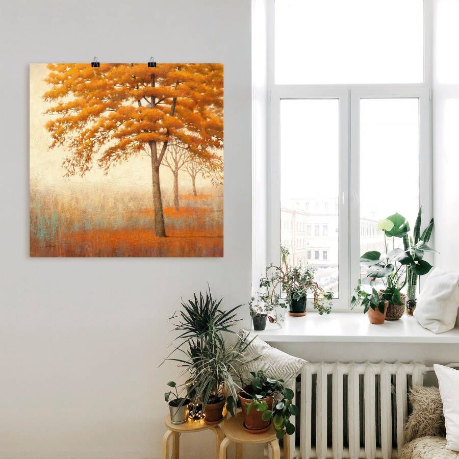 Artland Artprint Herfst boom I als artprint op linnen poster in verschillende formaten maten