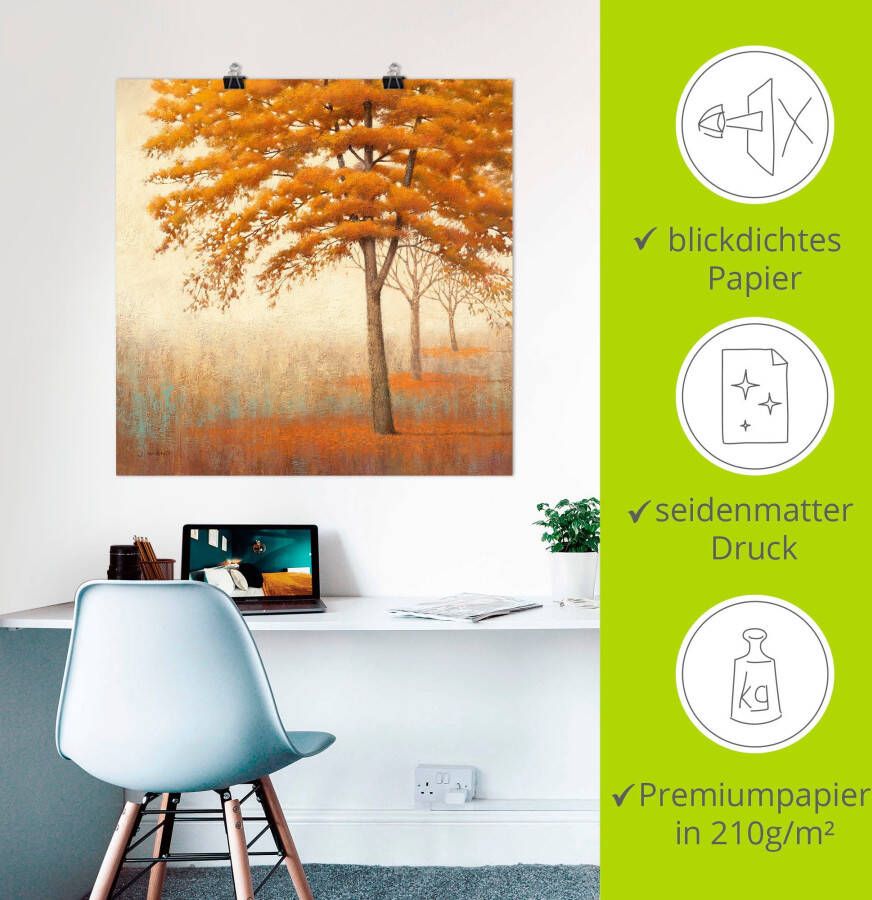 Artland Artprint Herfst boom I als artprint op linnen poster in verschillende formaten maten