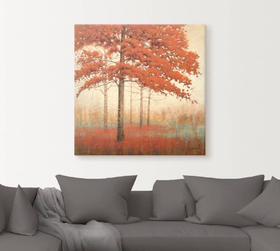 Artland Artprint Herfst boom II als artprint op linnen poster in verschillende formaten maten