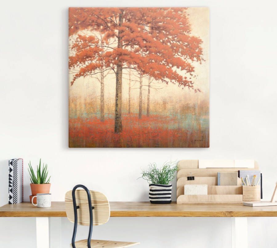 Artland Artprint Herfst boom II als artprint op linnen poster in verschillende formaten maten