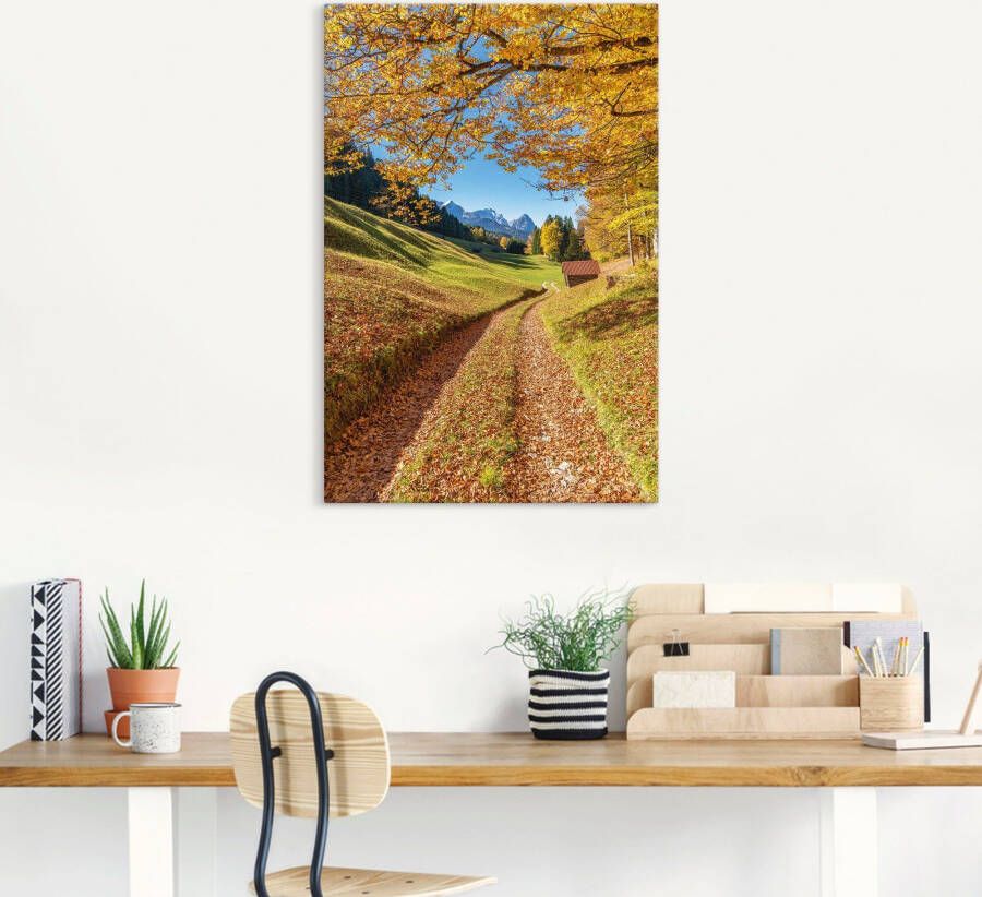 Artland Artprint Herfst in Beieren als artprint van aluminium artprint op linnen muursticker verschillende maten