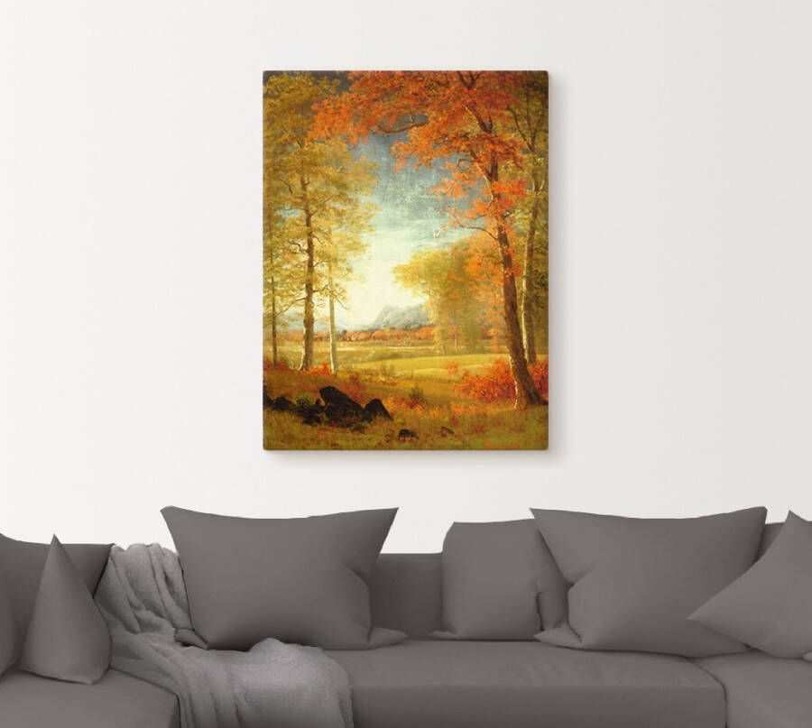 Artland Artprint Herfst in Oneida County New York. als artprint op linnen poster in verschillende formaten maten