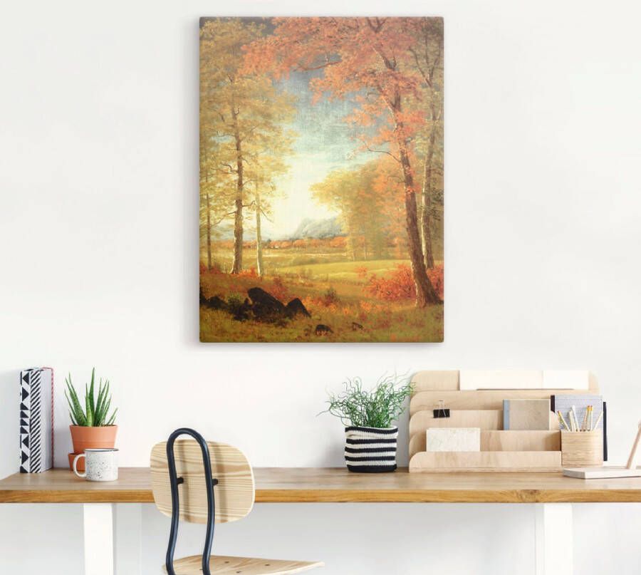 Artland Artprint Herfst in Oneida County New York. als artprint op linnen poster in verschillende formaten maten