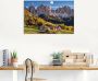 Artland Artprint Herfst in Zuid-Tirol als artprint op linnen poster in verschillende formaten maten - Thumbnail 4