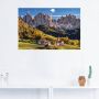 Artland Artprint Herfst in Zuid-Tirol als artprint op linnen poster in verschillende formaten maten - Thumbnail 2