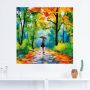 Artland Artprint Herfstige wandeling in het park als artprint van aluminium artprint voor buiten artprint op linnen poster muursticker - Thumbnail 3