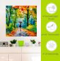 Artland Artprint Herfstige wandeling in het park als artprint van aluminium artprint voor buiten artprint op linnen poster muursticker - Thumbnail 4