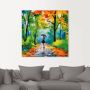 Artland Artprint Herfstige wandeling in het park als artprint van aluminium artprint voor buiten artprint op linnen poster muursticker - Thumbnail 3