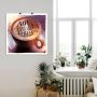 Artland Artprint Het leven begint na de koffie als artprint op linnen poster in verschillende formaten maten - Thumbnail 2