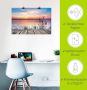 Artland Artprint Het meer in de kleuren van de wolken als artprint van aluminium artprint voor buiten artprint op linnen poster muursticker - Thumbnail 5