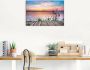 Artland Artprint Het meer in de kleuren van de wolken als artprint van aluminium artprint voor buiten artprint op linnen poster muursticker - Thumbnail 2