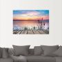 Artland Artprint Het meer in de kleuren van de wolken als artprint van aluminium artprint voor buiten artprint op linnen poster muursticker - Thumbnail 2