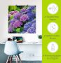 Artland Artprint Hortensia's in de tuin als artprint van aluminium artprint voor buiten artprint op linnen poster muursticker - Thumbnail 5