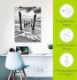 Artland Artprint Houten palen aan het Ostseestrand als artprint op linnen poster in verschillende formaten maten - Thumbnail 5