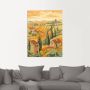 Artland Artprint Italië Toscane als artprint van aluminium artprint voor buiten artprint op linnen poster in verschillende maten. maten - Thumbnail 2