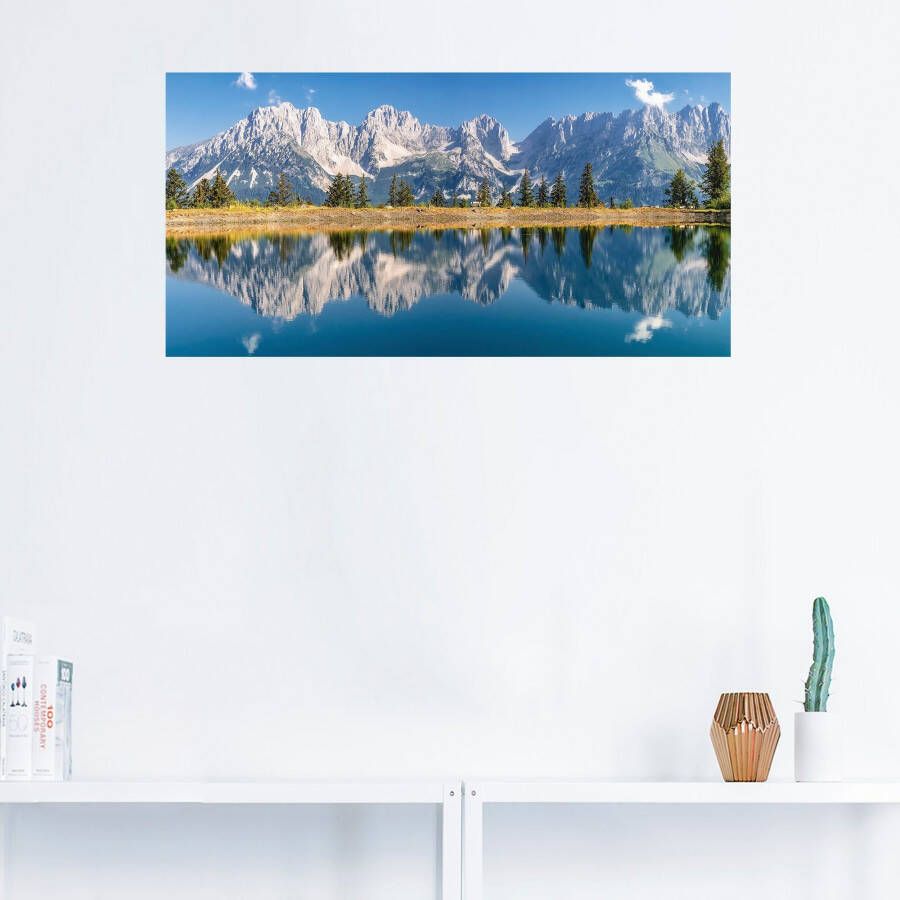 Artland Artprint Kaisergebergte Tirol als artprint van aluminium artprint voor buiten artprint op linnen poster muursticker