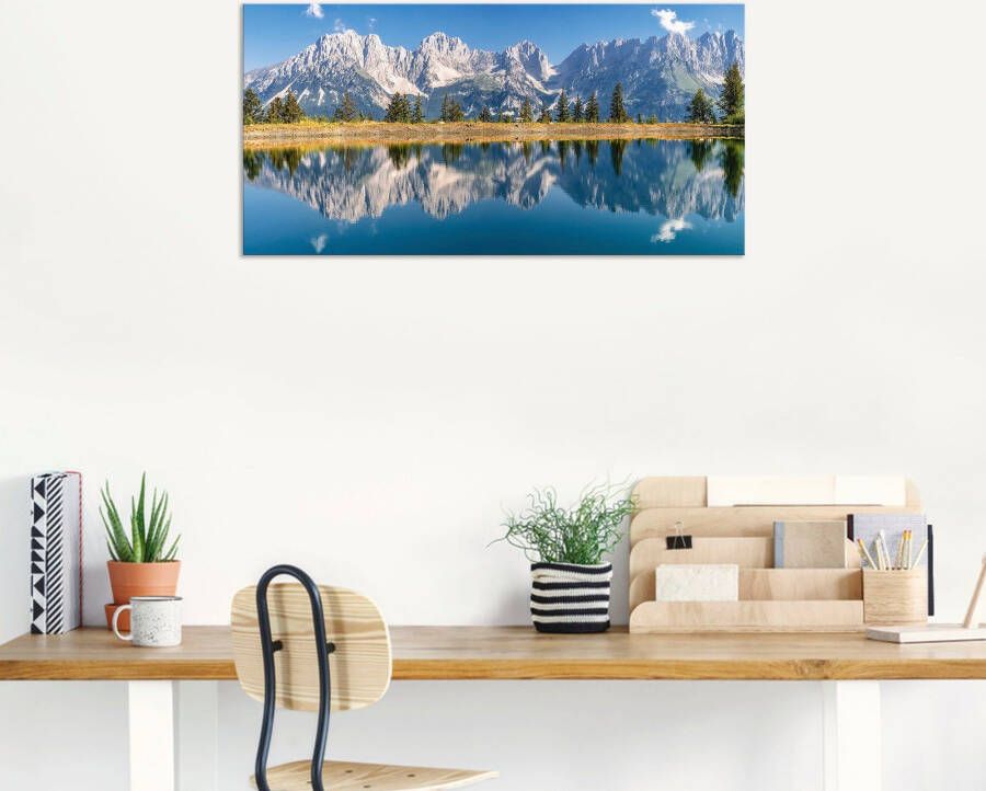 Artland Artprint Kaisergebergte Tirol als artprint van aluminium artprint voor buiten artprint op linnen poster muursticker