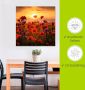 Artland Artprint Klaprozen in het avondlicht als artprint van aluminium artprint voor buiten artprint op linnen poster muursticker - Thumbnail 6