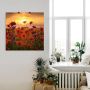 Artland Artprint Klaprozen in het avondlicht als artprint van aluminium artprint voor buiten artprint op linnen poster muursticker - Thumbnail 2