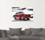 Artland Artprint Klassiek model de Porsche 356 als artprint van aluminium artprint voor buiten artprint op linnen poster muursticker - Thumbnail 2