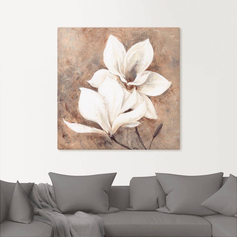 Artland Artprint Klassieke magnolia's als artprint van aluminium artprint voor buiten artprint op linnen poster muursticker