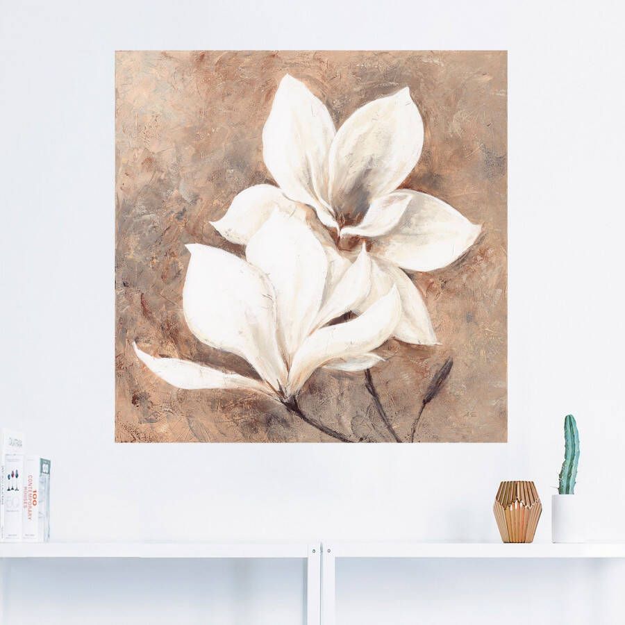 Artland Artprint Klassieke magnolia's als artprint van aluminium artprint voor buiten artprint op linnen poster muursticker