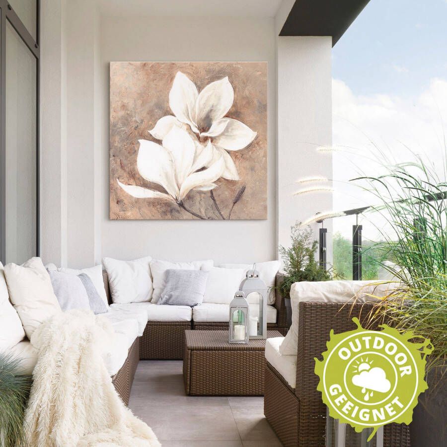 Artland Artprint Klassieke magnolia's als artprint van aluminium artprint voor buiten artprint op linnen poster muursticker