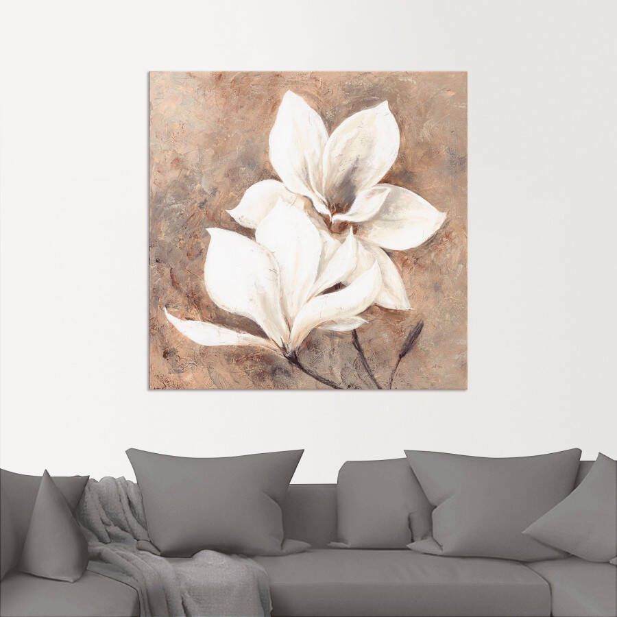 Artland Artprint Klassieke magnolia's als artprint van aluminium artprint voor buiten artprint op linnen poster muursticker