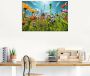 Artland Artprint Kleurrijk bloemenveld als artprint van aluminium artprint voor buiten artprint op linnen poster muursticker - Thumbnail 4