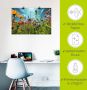 Artland Artprint Kleurrijk bloemenveld als artprint van aluminium artprint voor buiten artprint op linnen poster muursticker - Thumbnail 5