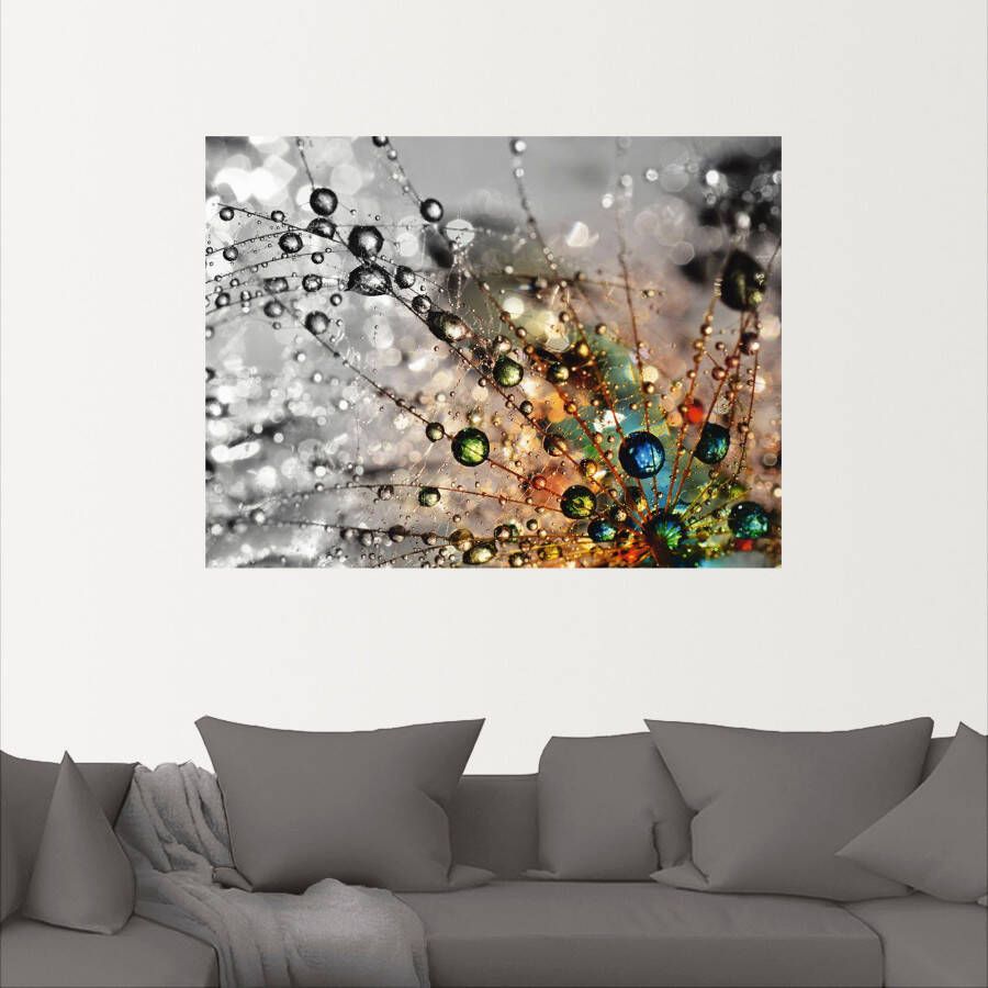 Artland Artprint Kleurrijke natuur als artprint van aluminium artprint voor buiten artprint op linnen poster muursticker