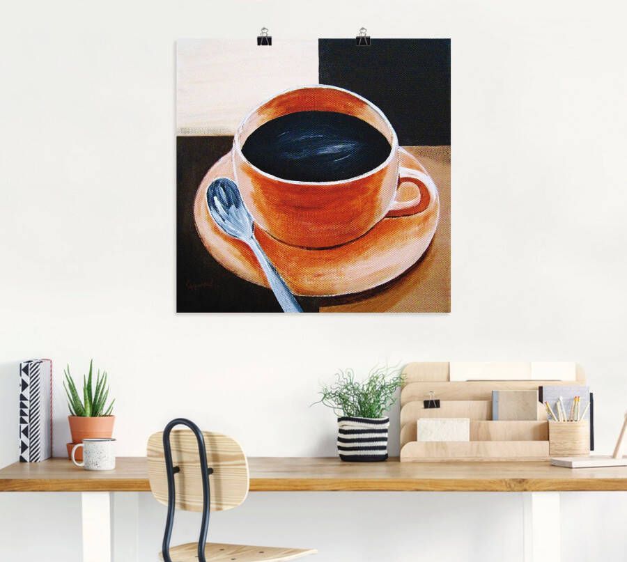 Artland Artprint Koffie als artprint op linnen poster in verschillende formaten maten