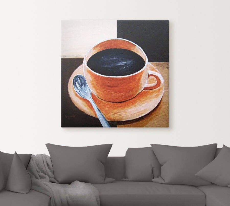 Artland Artprint Koffie als artprint op linnen poster in verschillende formaten maten