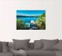 Artland Artprint Landschap aan het meer pier als poster muursticker in verschillende maten - Thumbnail 3