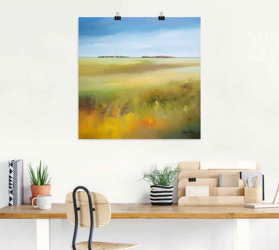 Artland Artprint Landschap I als artprint op linnen poster in verschillende formaten maten