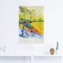 Artland Artprint Landschap in het zonlicht als artprint van aluminium artprint voor buiten artprint op linnen poster muursticker - Thumbnail 2