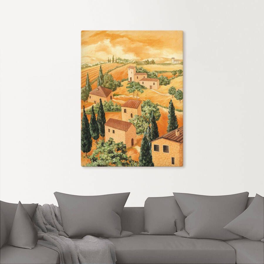 Artland Artprint Landschap Italië als artprint van aluminium artprint voor buiten artprint op linnen poster in verschillende maten. maten