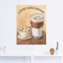 Artland Artprint Latte macchiato als artprint op linnen poster muursticker in verschillende maten - Thumbnail 3