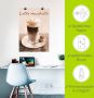 Artland Artprint Latte macchiato koffie als poster muursticker in verschillende maten - Thumbnail 5