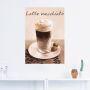 Artland Artprint Latte macchiato koffie als poster muursticker in verschillende maten - Thumbnail 2